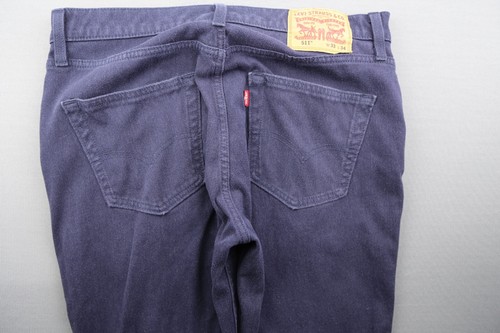 Pantalone uomo Levi's 511 slim fit elasticizzato 5 tasche blu taglia 33x34 2020 - Foto 7 di 8