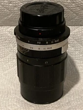 SOLIGOR TELE AUTO f= 1 35mm  1:2.8 W/lens caps Made in Japan