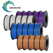 Kingroon 10KG PLA PETG Matte High Speed 1.75 mm 3D Printer Filament Spools 1KG
