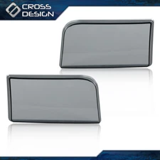 1 Pair Smoked Headlights Lens Cover Fit For 1992-1996 Ford F150 F250 F350 Bronco