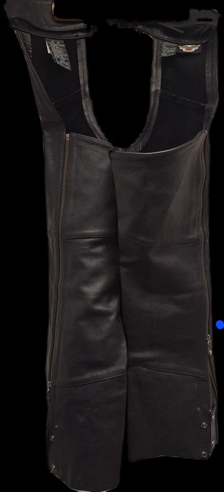 Chapas de cuero para motocicleta Harley Davidson para dama - talla XS Foto 3 de 4