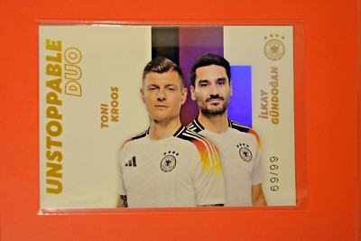 Panini Fußball DFB Team Set 2024 Deutschland-Toni Kroos/Ilkay Gündogan 69/99