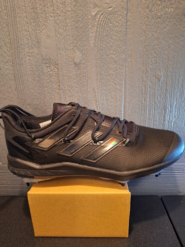 Adidas Adizero Afterburner 8 Metal Baseball Cleats Men's Black GX2806 - Picture 3 of 5