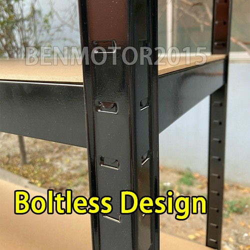 Heavy Duty Shelf Garage Steel Metal Storage 5 Level Adjustable Shelves Rack AAA - Picture 10 of 18