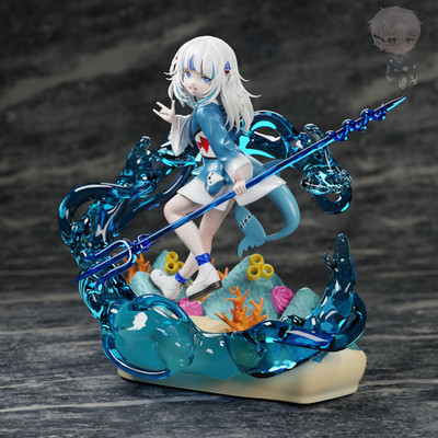 1:7 Gawr Gura Hololive | High Quality Unpainted Resin Garage Kit