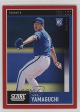 2020 Panini Chronicles Score Red /100 Shun Yamaguchi #14 ms9