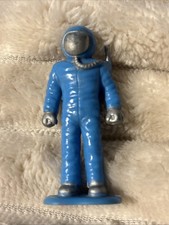 Vintage Remco Blue Astronaut Figure Plastic NASA Spaceman Space Man