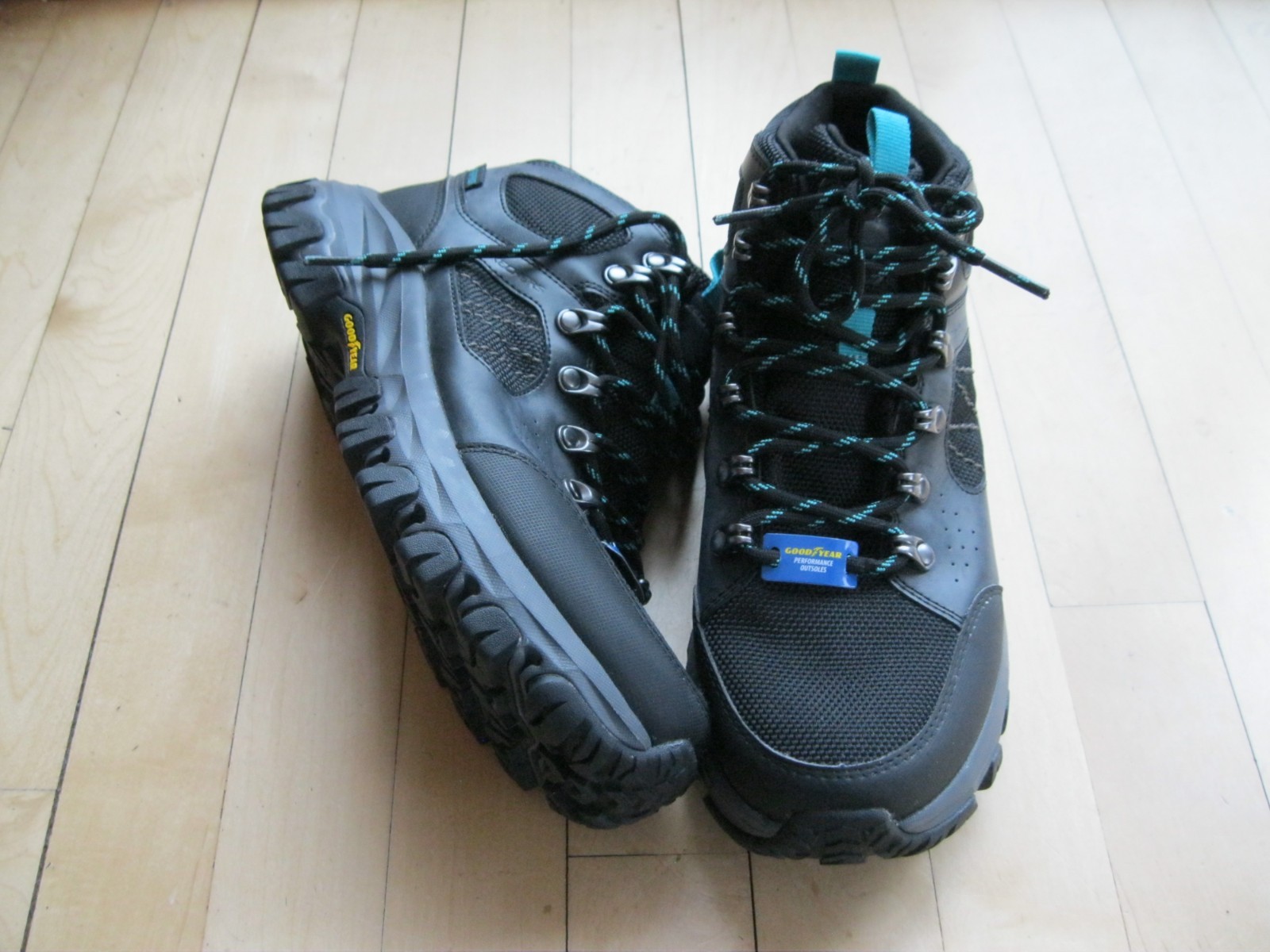 Skechers Relaxed Fit Edgmont Leather Waterproof Hike Boots Black Women 8 NEW