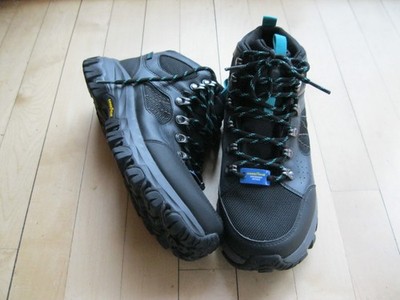 Skechers Relaxed Fit Edgmont Leather Waterproof Hike Boots Black Women 8 NEW