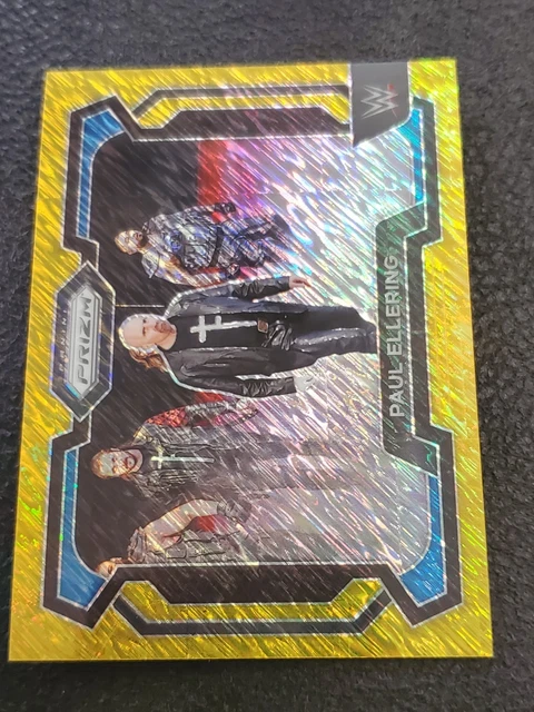 2024 Panini Prizm WWE -Paul Ellering #95 Gold Shimmer /5 FOTL SSP