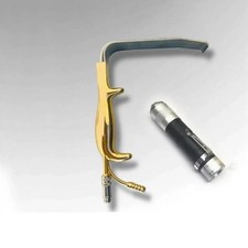 Breast retractors blade size 30mm x 150mm with teeth reusable with led light