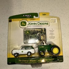 ERTL John Deere 4320 Tractor with 1969 Chevy Blazer - 1/64 Scale- Die Cast