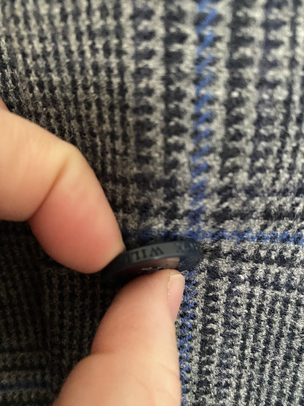 Jack Wills Tweed Hacking Riding Jacket Grey Check Mallalieus 100percent Lambs Wool 38 image 4