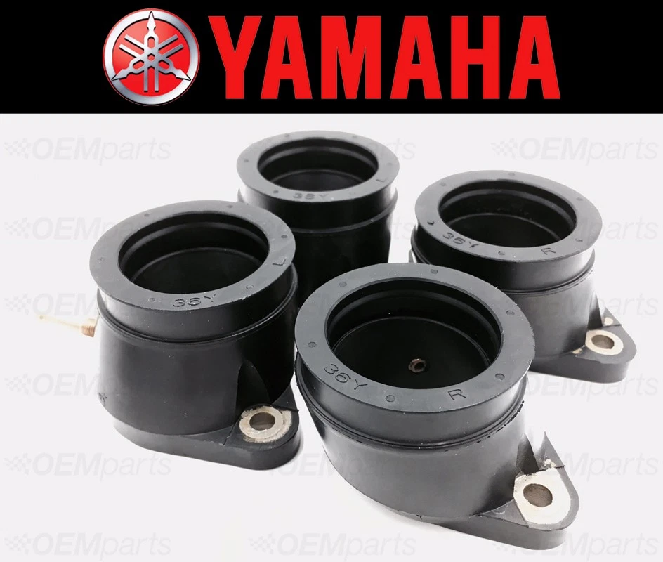 Juego de (4) botas de carburador colector de admisión Yamaha FJ1100 1984-85 / FJ1200 1986-93 Foto 3 de 4