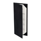 WeChef 4.25x11" Menu Covers Holders 5 Pcs 1 View & 5 Pcs 2 View kit PU Leather — photo 8