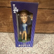 Los Angeles Dodgers Vin Scully Hall of Fame Broadcaster Bobblehead MLB