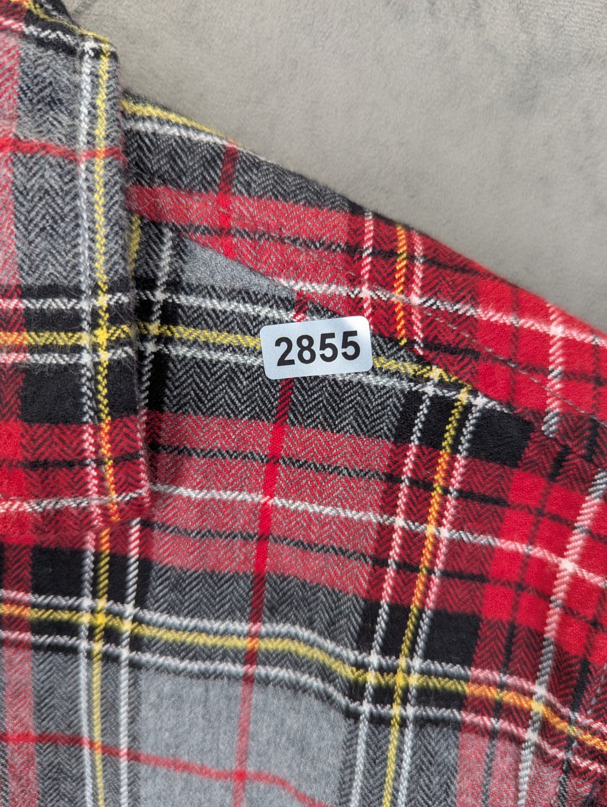 Kolby Flannel Shirt Men's Size Medium Plaid Long Sleeve Cotton Button Up image 9