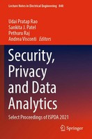 Security, Privacy And Data Analytics | Select Proceedings Of Ispda 2021 | Buch