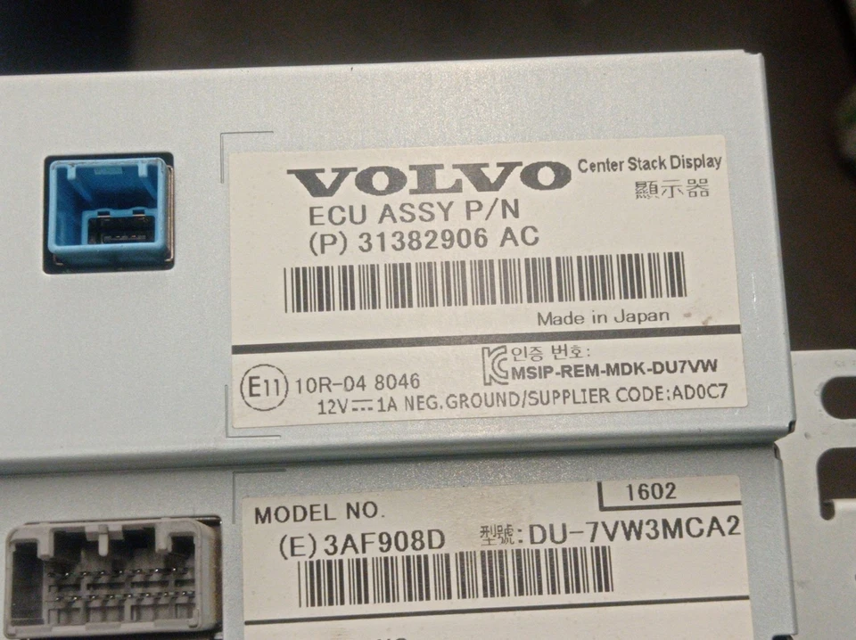 P31382906 DISPLAY MULTIFUNZIONE / 98HL143930135 / 5587813 PER VOLVO XC70 II 136 - Immagine 3 di 4