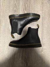 Dr. Martens Dorrian Black Leather Pull On Chelsea Boot Men's Size EU 42 US 9