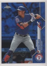 2020 Topps Chrome Blue Wave Refractor 24/75 Ronald Guzman #129 3c7