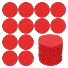 64Pcs Carpet Spots for Classroom, 2 Inch Floor Dots Markers, Red
