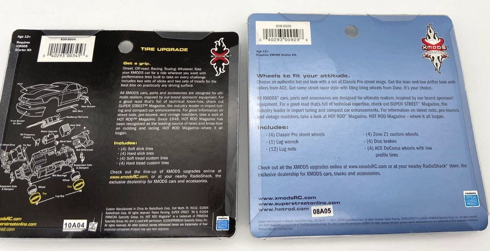 XMODS Hot Rod Super Street Custom Wheel Upgrade Kit / Tire  600-8526 / 600-8504 - Image 4 of 4