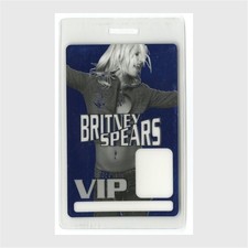Britney Spears 2001 Dream Within a Dream tour Band VIP Laminated Backstage Pass