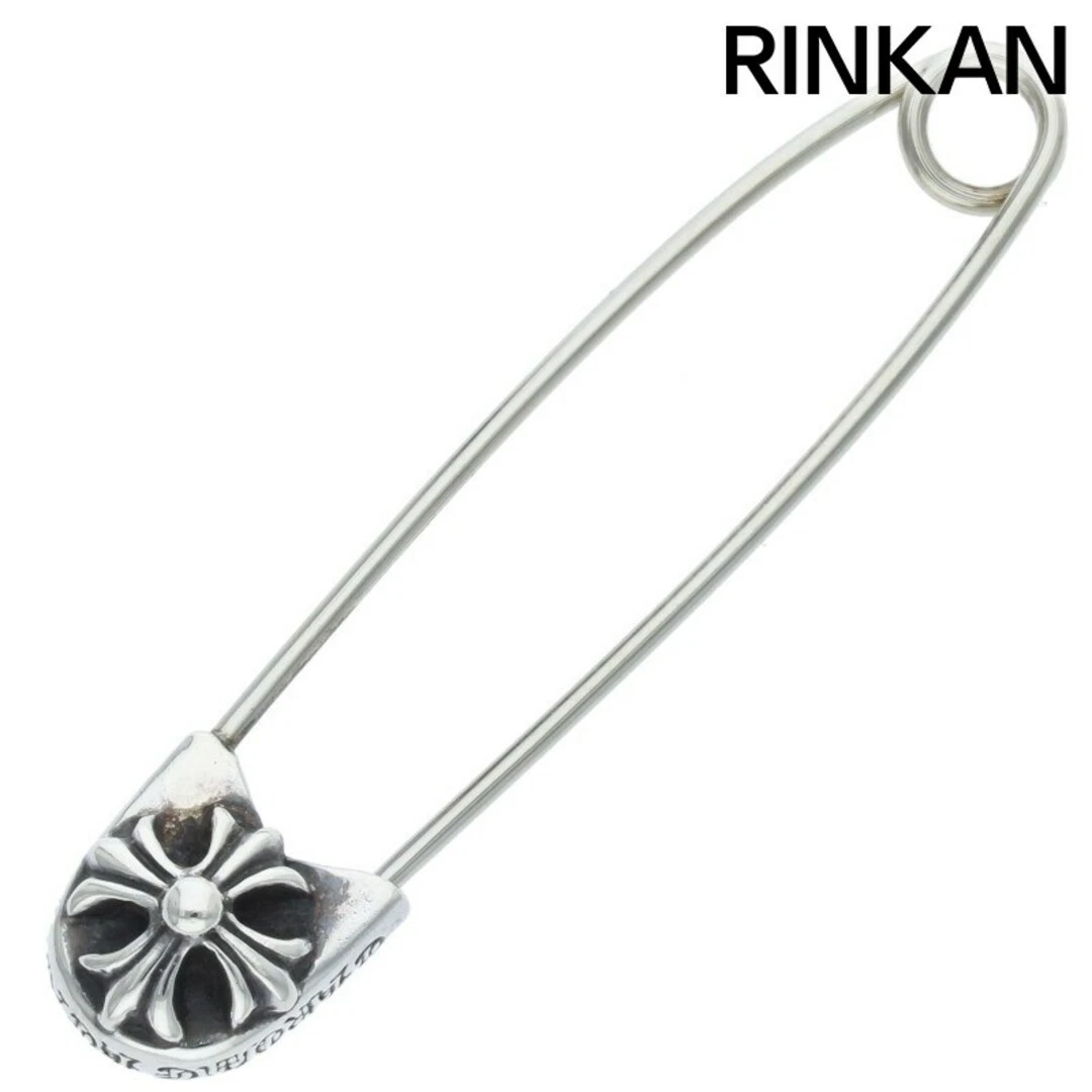 CHROME HEARTS SPILLA DI SICUREZZA CUORI CROMATI LG grande argento collana top uomo usata 0acfcb52b448557