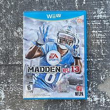 EA Sports Madden NFL 13 Nintendo Wii U Manual Included E NTSC-U/C 2012