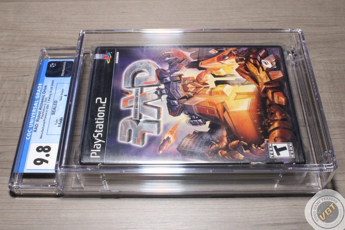 CGC 9.8 A - RAD: Robot Alchemic Drive PlayStation 2 PS2 2002 NEW