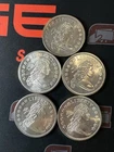 (5) Round Lot Liberty Draped Bust Design 1 Troy Oz .999 Fine Silver Bullion 5oz