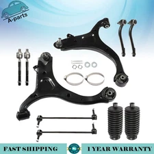 10Pcs For Hyundai Santa Fe 07-13 Front Lower Control Arm Sway Bar link Boots Kit