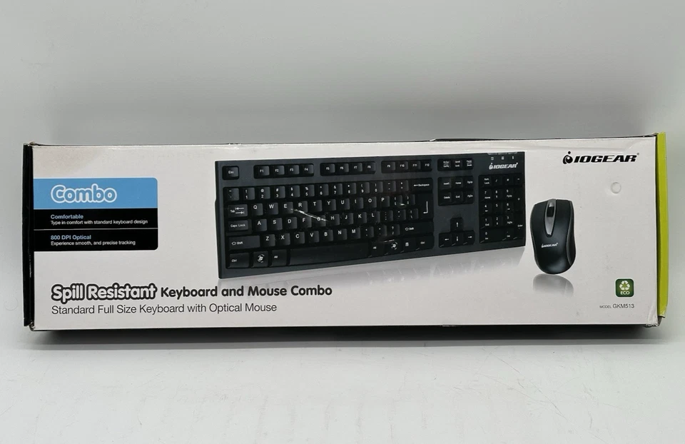 IOGEAR GKM513 Wired Keyboard And Mouse Combo, Spill Resistant - Image 2 of 4