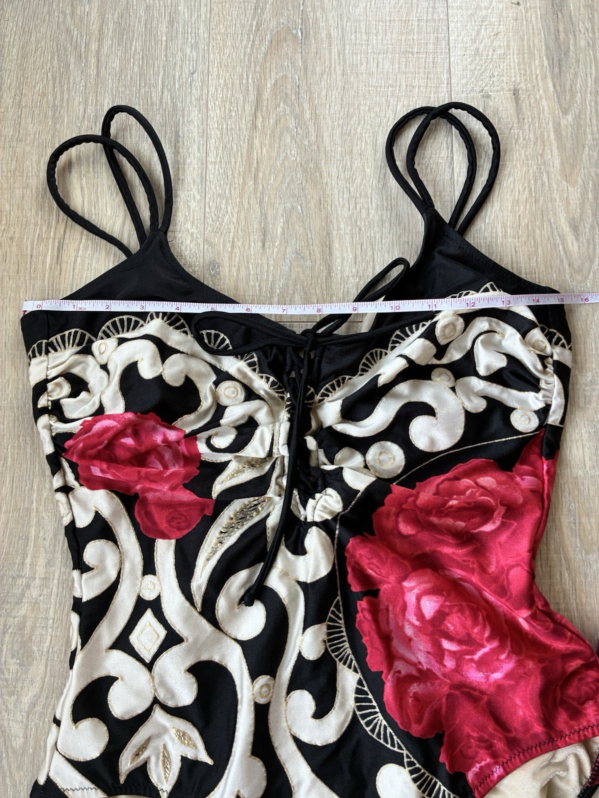 Gottex Vintage Lace Front Swimsuit 80’s 90’s. No Label Size.