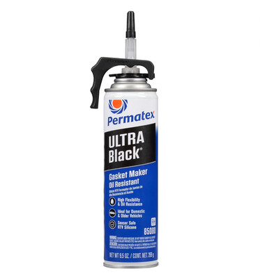Permatex 85080 Ultra Black RTV Silicone Gasket Maker 9.5oz PowerBead