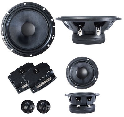 Diamond Audio DES365C DES Series 6.5'' 3-Way Component System w/Aluminum Dome