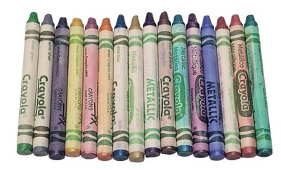 2003 Crayola Metallic FX 16ct Crayons Retired HTF | eBay