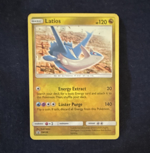 Pokemon TCG SM Black Star Promos Promo Latias SM135 & Latios SM136 (2)