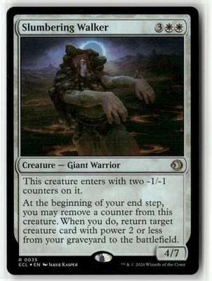 MTG Slumbering Walker R Lorwyn Eclipsed 35 Foil NM | eBay