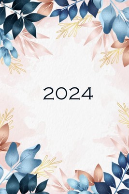 2024: agenda 2024 dia por pagina A5 - español -12 meses de enero a diciembre ...