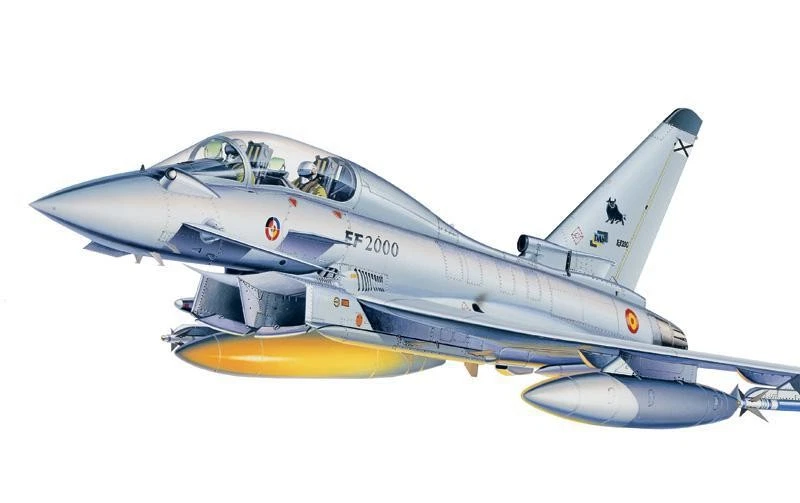 ITALERI 1/72 MODEL SET: EF-2000 TYPHOON - Immagine 2 di 3