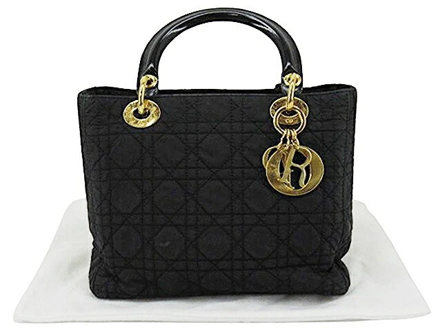 Sac à main fourre tout Christian Dior Canage nylon noir r19_0419