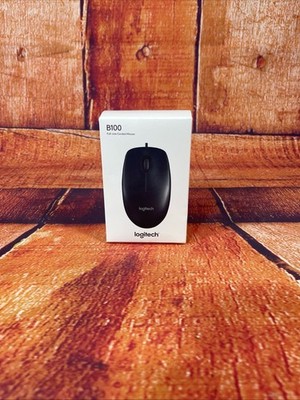 Logitech B100 Optical USB Corded Mouse