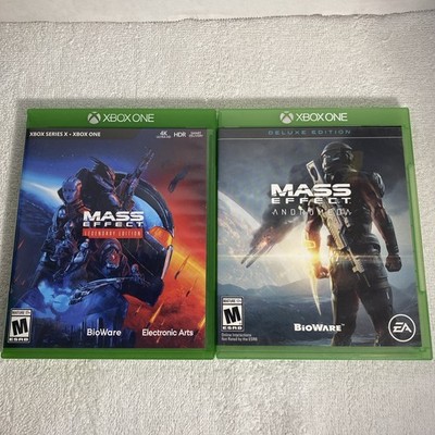 Mass Effect Trilogy 1 2 3 Legendary Edition & Andromeda  Xbox One Lot Bundle Set