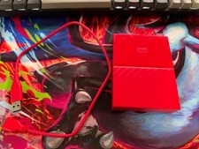 Western Digital WD My Passport 2TB USB 3.0 Portable External HDD Red 2.5in