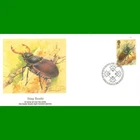 UK FDC British Insects, Stag Beetle, Commemorative First Day Cover, 12.3.1985