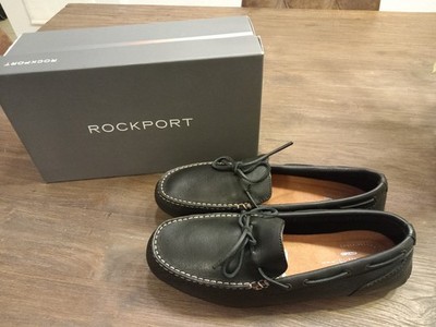 Rockport Mokassins  Classflash One Eye Tie    Schwarz   Gr. 45W   NEU   Adiprene