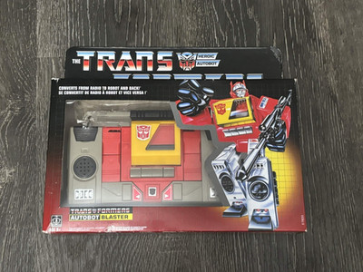 Hasbro Transformers G1 Autobot Blaster Action Figure - Opened Box