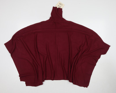 QED London Rollkragenpullover Tunika Damen rot One Size